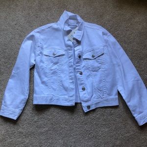 ZARA White Jean Jacket